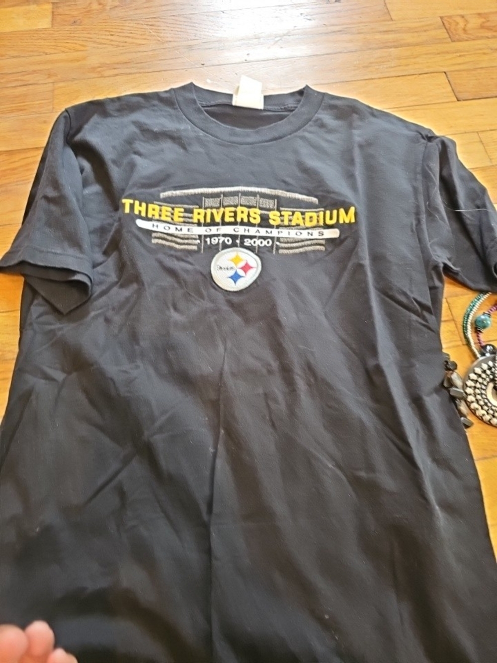 Lee Black Three Rivers Stadium Graphic Tee